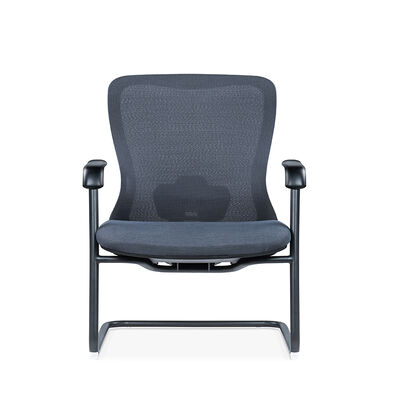 Foshan Factory Office Visitor Chair Non Swivel Mid Back Ergonomic Cheap Conference Meeting Room Chairs