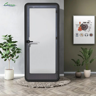سعر جيد استوديو خاص وورشة عمل عزل صوتي غرفة مكتبية مضادة للصوت W1000*D1000*H2250 مم الانترنت